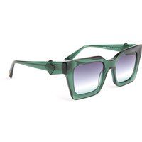 Quadratische Oversize-Sonnenbrille aus Acetat