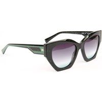 Markante geometrische Cat-Eye-Sonnenbrille