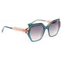 Übergroße geometrische Sechskant Sonnenbrille
