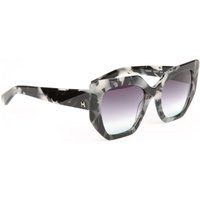 Markante Sonnenbrille mit Marmormuster