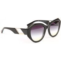 Markante geometrische Sonnenbrille mit Verlaufsgläsern
