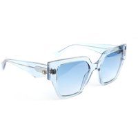 Übergroße geometrische Schmetterlings-Sonnenbrille