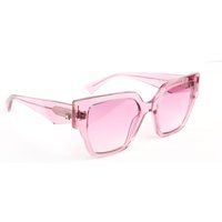 Übergroße geometrische Schmetterlings-Sonnenbrille