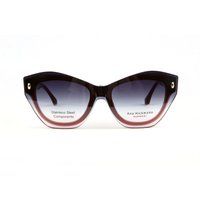 Geometrische Cat-Eye Sonnenbrille mit Farbverlauf
