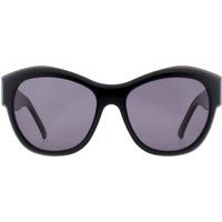 Übergroße Schmetterlings-Sonnenbrille aus Acetat