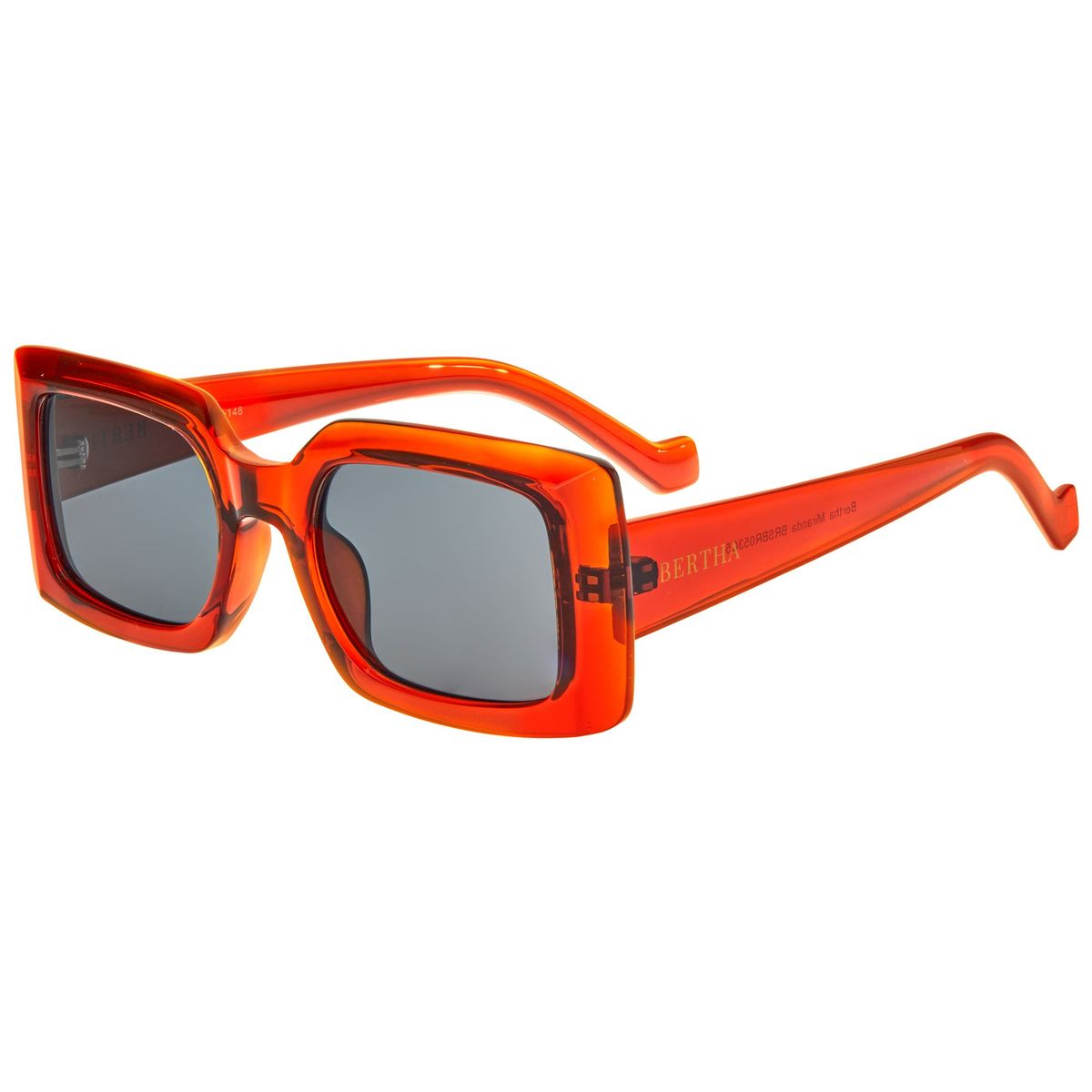 Markante polarisierte quadratische Sonnenbrille