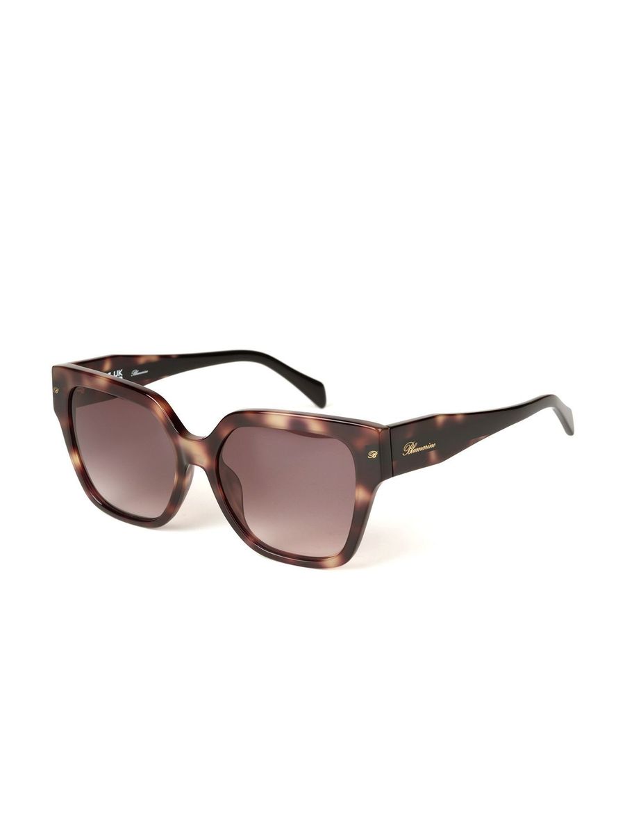 Übergroße Sonnenbrille in Schildpatt-Optik