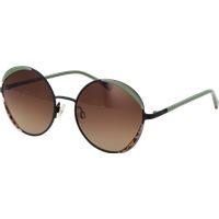 Elegante Runde Sonnenbrille mit Verlaufsgläsern
