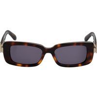 Schlanke rechteckige Acetat-Sonnenbrille