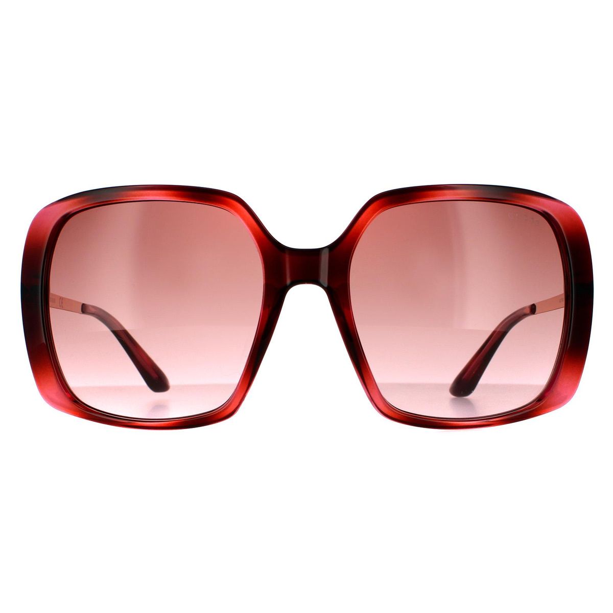 Oversized Schmetterlings-Sonnenbrille mit Farbverlauf