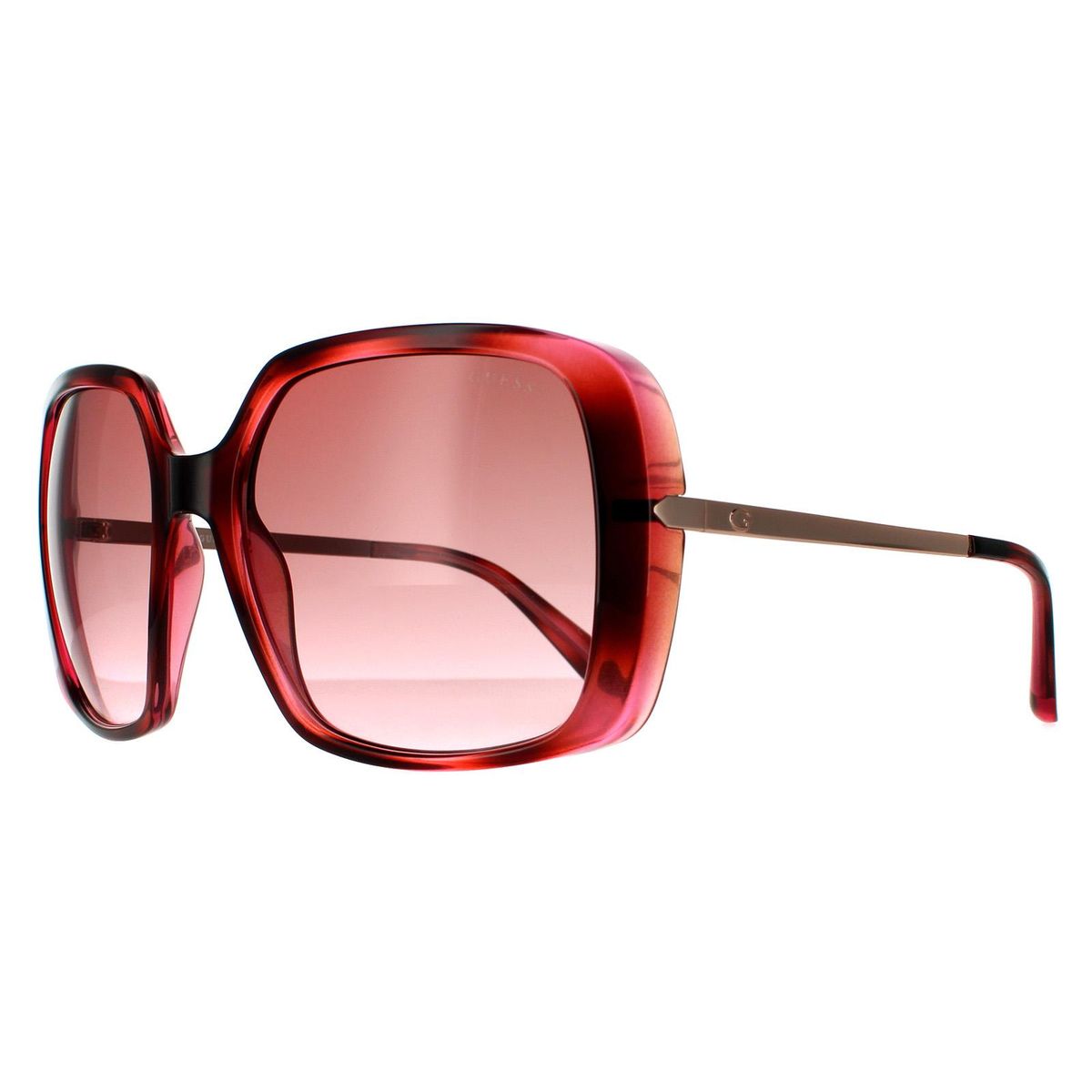 Oversized Schmetterlings-Sonnenbrille mit Farbverlauf