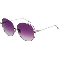 Übergroße runde Sonnenbrille mit Verlaufsgläsern