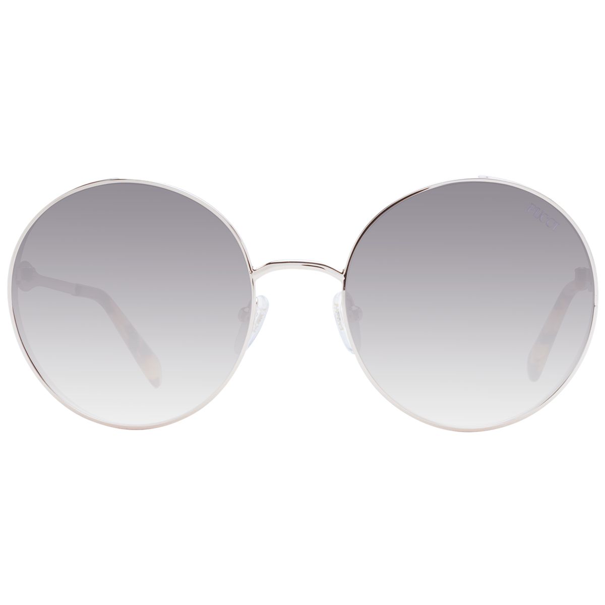 Runde Oversized Sonnenbrille mit Verlaufsgläsern