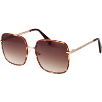 Übergroße quadratische Sonnenbrille mit Farbverlauf