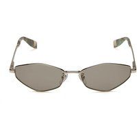 Geometrische Metallgestell-Sonnenbrille