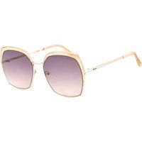 Geometrische Oversize-Sonnenbrille mit Farbverlauf