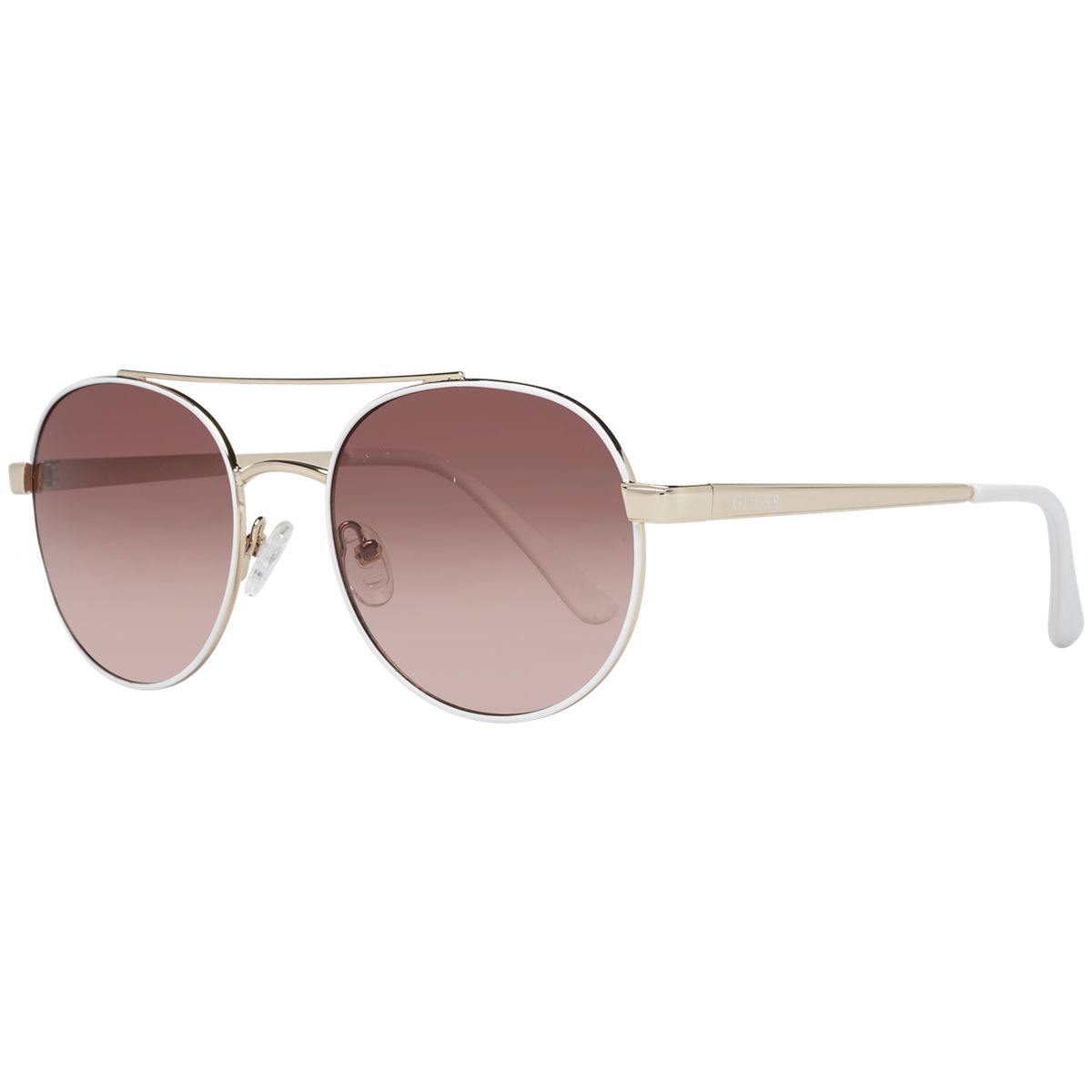 Elegante runde Doppelsteg-Sonnenbrille