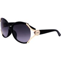 Übergroße Schmetterlings-Sonnenbrille mit Akzenten