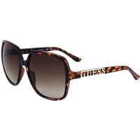 Übergroße Schmetterlings-Sonnenbrille in Schildpatt-Optik