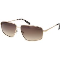 Schlanke Rechteckige Sonnenbrille mit Farbverlauf