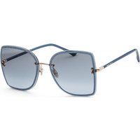 Glitzernde Übergroße Quadratische Sonnenbrille