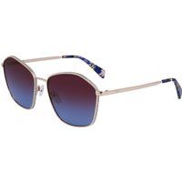 Oversize-Sonnenbrille mit Glitzer und Farbverlauf