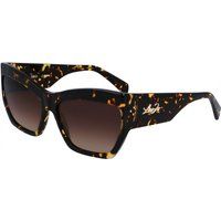Glamouröse Oversized-Sonnenbrille im Katzenaugen-Stil