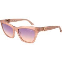 Glitzernde Cat-Eye-Sonnenbrille mit Verlauf
