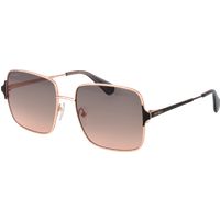 Quadratische Oversize-Sonnenbrille mit Verlauf