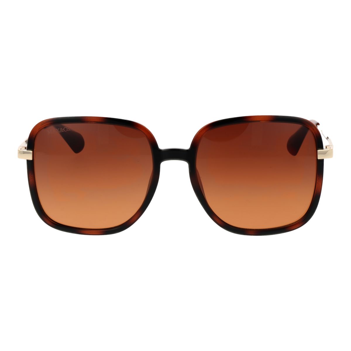 Übergroße Eckige Verlaufs-Sonnenbrille
