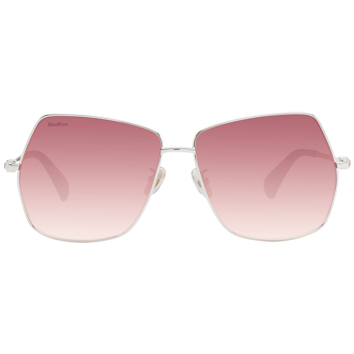 Quadratische Oversize-Sonnenbrille aus Metall