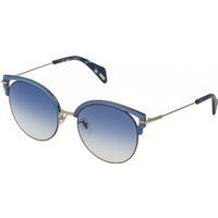 Zeitgenössische runde Cat-Eye-Sonnenbrille