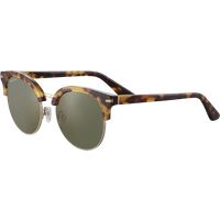 Klassische Browline-Sonnenbrille in Hornoptik