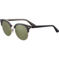 Klassische abgerundete Browline-Sonnenbrille