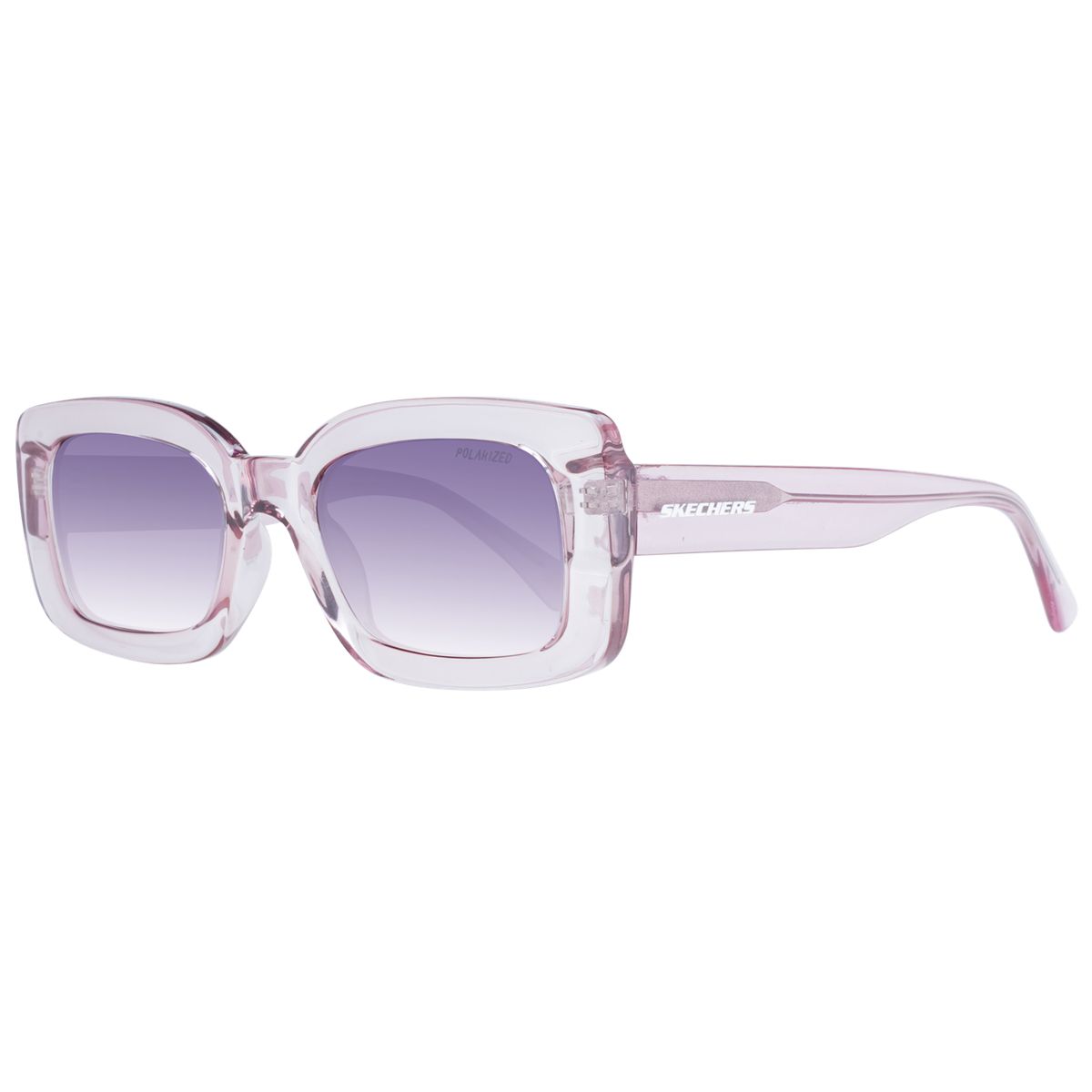 Rechteckige Polarisierte Sonnenbrille mit Verlauf