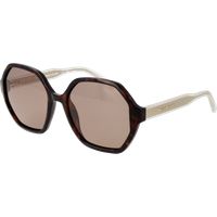 Geometrische Polarisierte Schildpatt Sonnenbrille