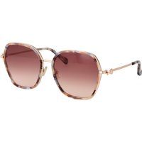 Elegante quadratische Sonnenbrille mit Verlauf