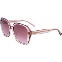 Transparente quadratische Sonnenbrille