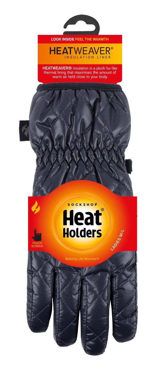 Gesteppte Thermo-Touchscreen-Handschuhe