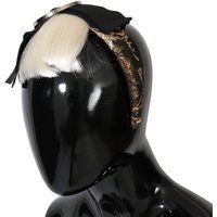 Kunst-Pony und Brokat-Schleife