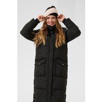 Gestreifte Beanie aus Rippstrick