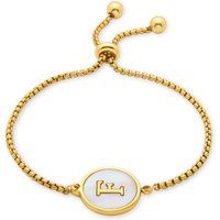 Armband mit Perlmutt-Initiale