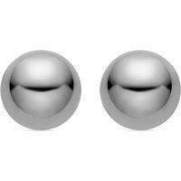 Minimalistische Silberoptik Kugelstecker