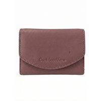 Elegantes kompaktes Lederportemonnaie mit Rundklappe