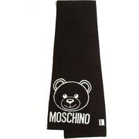 Strickschal mit Teddybären-Motiv