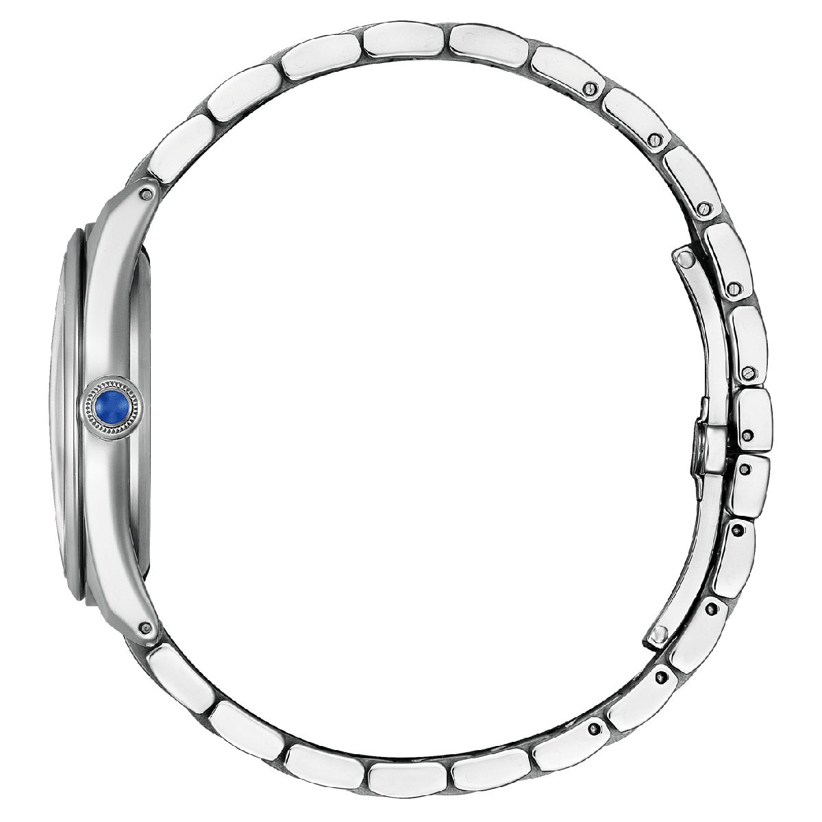 Elegante Armbanduhr mit Perlmutt-Zifferblatt
