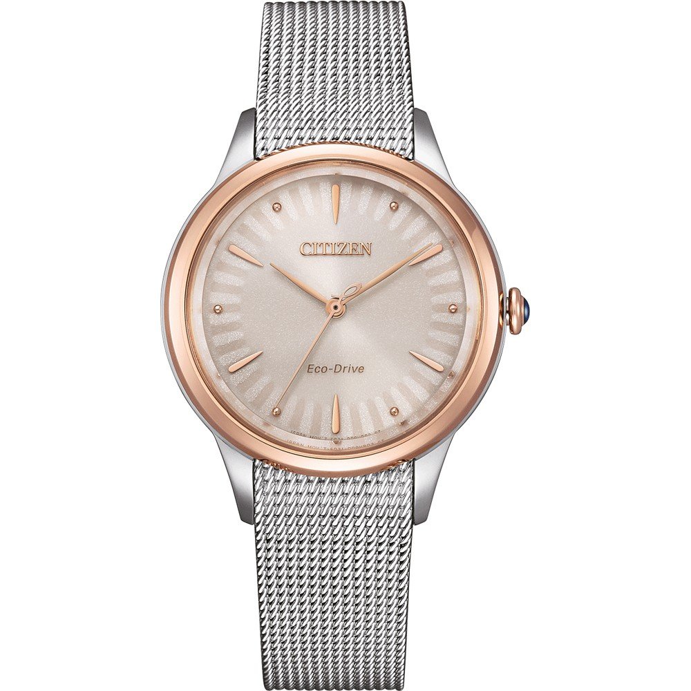 Elegante Armbanduhr mit Mesh-Armband