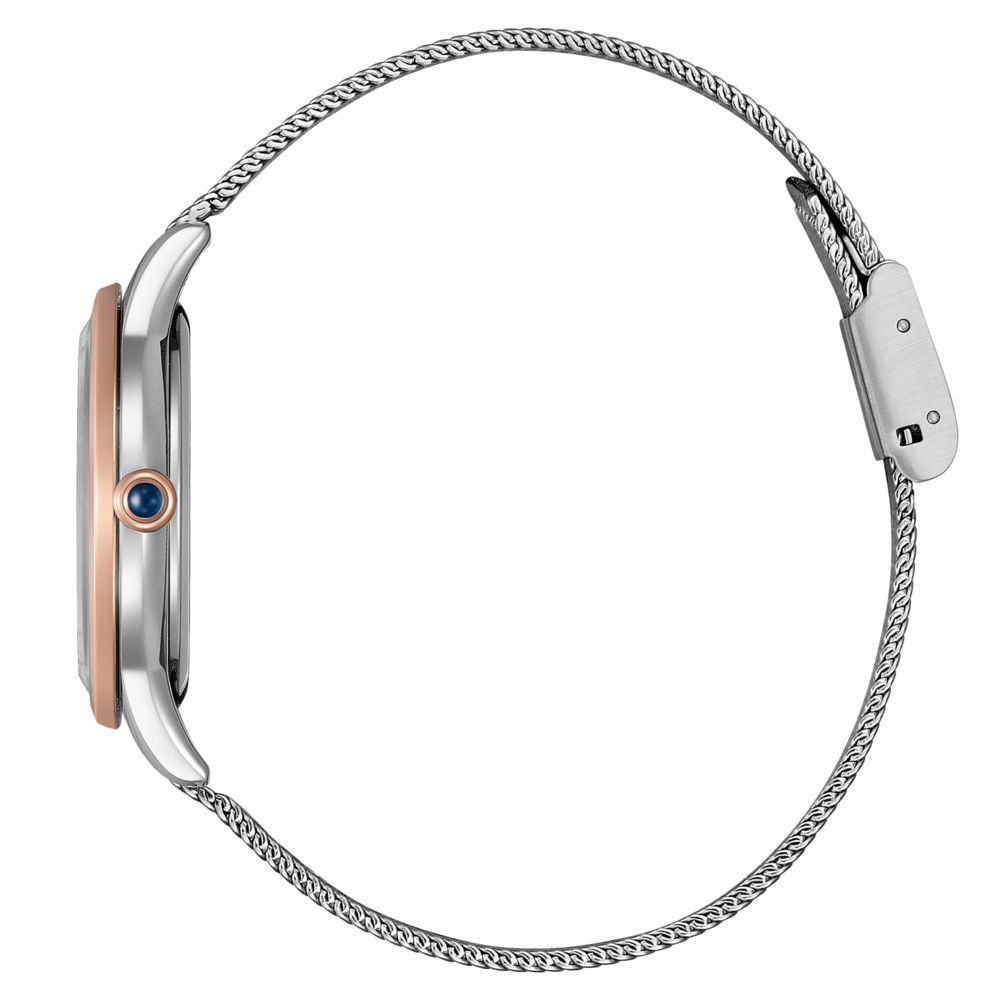 Elegante Armbanduhr mit Mesh-Armband