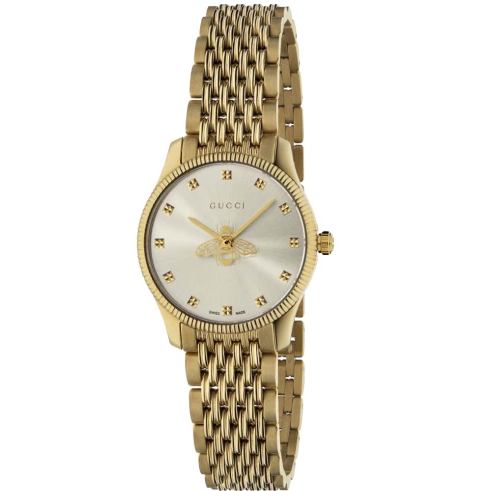 G-Timeless Armbanduhr mit Bienen-Motiv