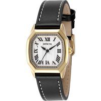 Klassische Lederarmbanduhr mit römischen Ziffern